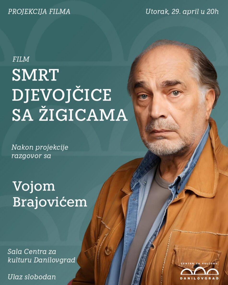 VOJA BRAJOVIĆ gost Centra za kulturu Danilovgrad