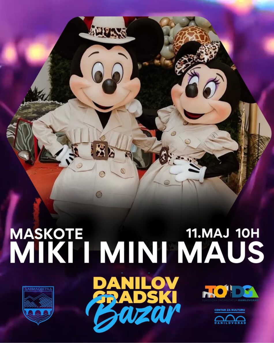 MASKOTE MIKI I MINI MAUS