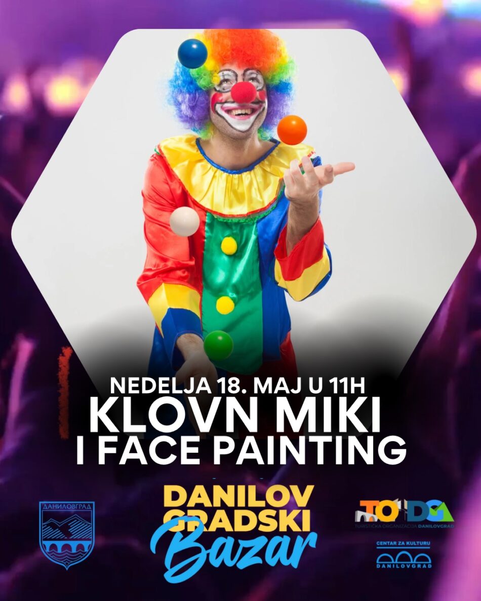 Klovn Miki i Face painting Emica