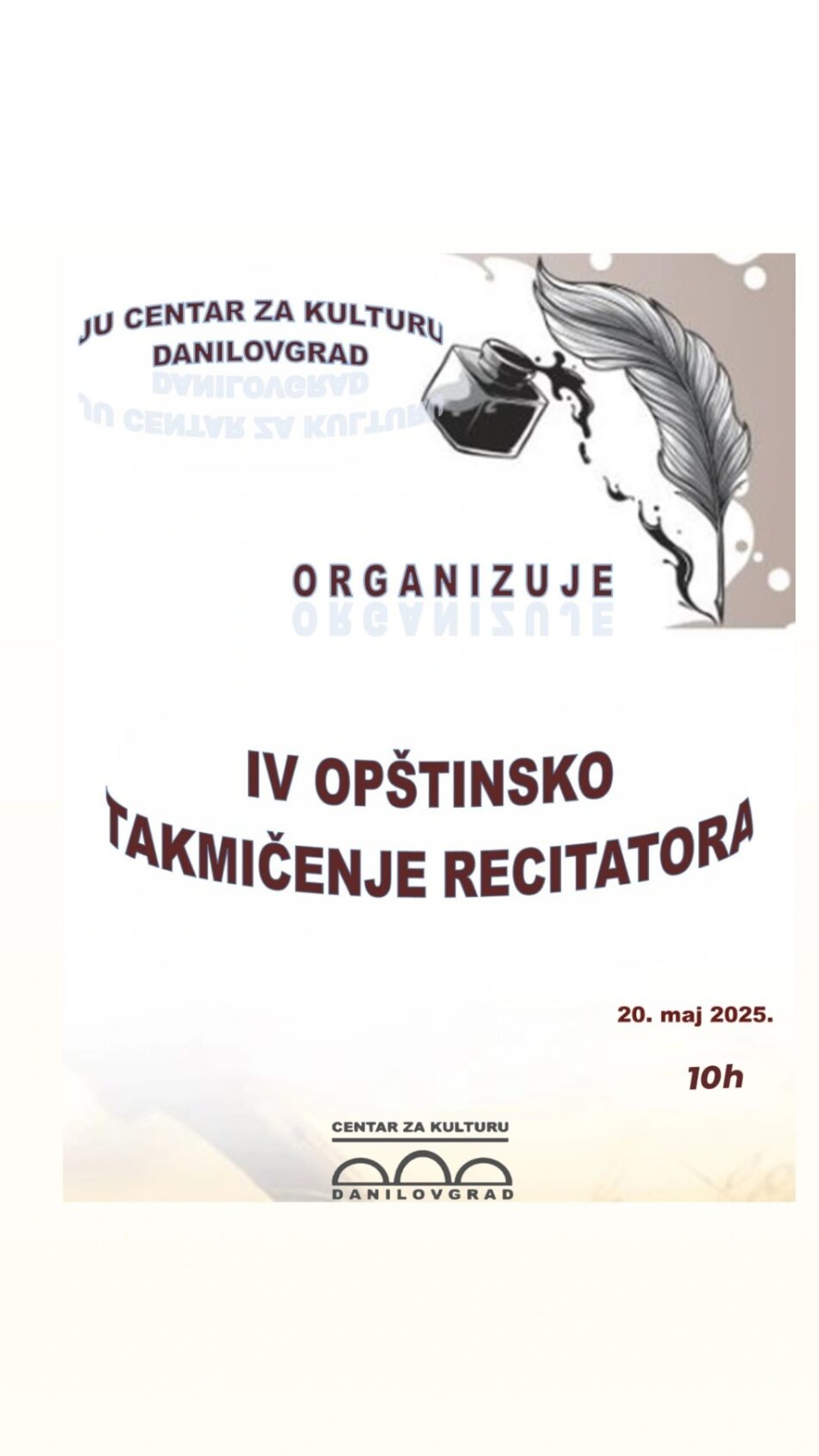 IV Opštinsko takmičenje recitatora