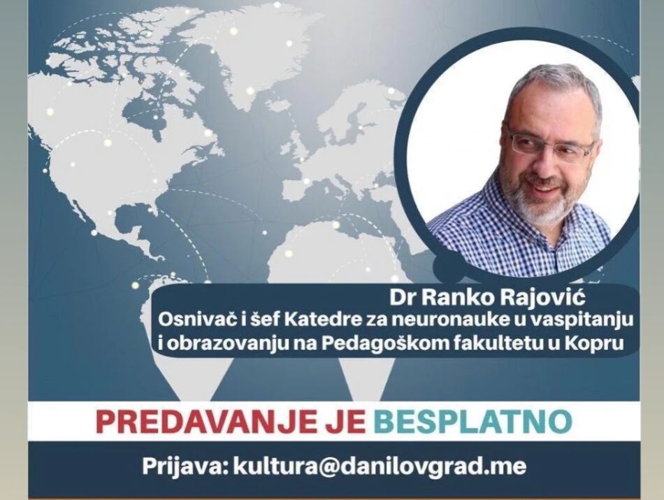 SPECIJALNI GOST CENTRA ZA KULTURU DANILOVGRAD – DR RANKO RAJOVIĆ